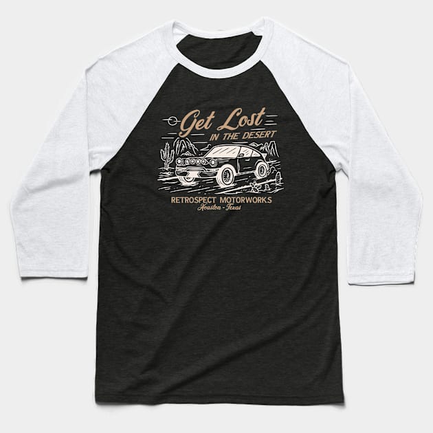 Desert Safari Porsche Baseball T-Shirt by RM APPAREL Co
